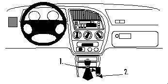 Brodit ProClip, Peugeot 306 93-02 w grupie Car audio / Co pasuje do mojego samochodu / Peugeot / Peugeot 306 / Peugeot 306 2001-2008 u BRL (240832468)