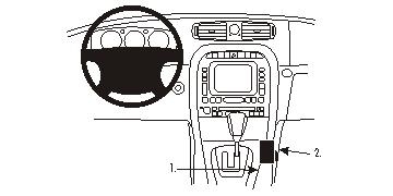Brodit ProClip, Jaguar XJ 03-09 w grupie Car audio / Co pasuje do mojego samochodu / Jaguar / Jaguar XJ u BRL (240833385)