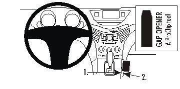 ProClip uchwyt montażowy Subaru Tribeca 06-14, konsola w grupie Car audio / Co pasuje do mojego samochodu / Subaru u BRL (240833709)