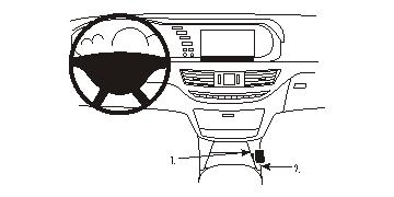 Brodit ProClip, Mercedes Benz S-Class 06-09 w grupie Car audio / Co pasuje do mojego samochodu / Mercedes / Klasa S u BRL (240833854)