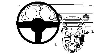 Brodit ProClip, Mazda Miata/MX-5 09-15 w grupie Car audio / Co pasuje do mojego samochodu / Mazda / Mazda Miata / Mazda Miata 2009-2010 u BRL (240834416)