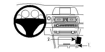 BMW F10, F11 10-15, umieszczany na konsoli w grupie Car audio / Co pasuje do mojego samochodu / BMW / BMW 5 seria / BMW F07/F10/F11/F18 2010-2017 / Pozostałe F07/F10/F11/F18 2010-2017 u BRL (240834458)