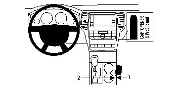 Brodit ProClip, Jeep Grand Cherokee 11-20 w grupie Car audio / Co pasuje do mojego samochodu / Jeep / Jeep Grand Cherokee u BRL (240834550)