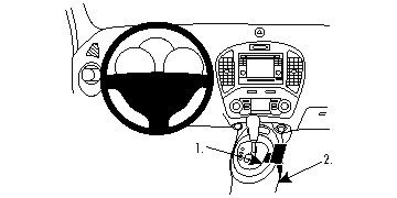 Nissan Juke 11-15, konsola, manualna w grupie Car audio / Co pasuje do mojego samochodu / Nissan / Juke u BRL (240834708)