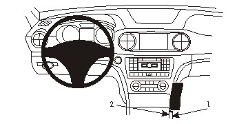 Brodit ProClip, Mercedes Benz SL-Class 13-21 w grupie Car audio / Co pasuje do mojego samochodu / Mercedes / Klasa SL / SL-klasa 2013-2020 u BRL (240834824)