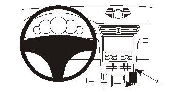 Brodit ProClip, Porsche 911 (Type 991)/Boxster (Type 981)/Cayman (Type 981) 12-21 w grupie Car audio / Co pasuje do mojego samochodu / Porsche / 911 / 911 2018- (992) u BRL (240834878)