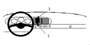 Brodit ProClip, Porsche 944/968 86-90 w grupie Car audio / Co pasuje do mojego samochodu / Porsche / 944 / 944 1981-1991 u BRL (240851580)