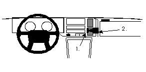 Volvo 440/460 89-96, wyśrodkowany w grupie Car audio / Co pasuje do mojego samochodu / Volvo / Volvo 440/460/480 u BRL (240851841)