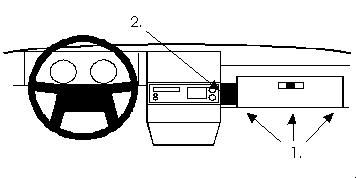Volvo 340/360 84-89, kątowy w grupie Car audio / Co pasuje do mojego samochodu / Volvo / Volvo 340/360 u BRL (240851888)