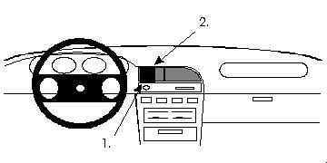ProClip uchwyt montażowy Nissan Sunny Sedan 91-95, wyśrodkowany w grupie Car audio / Co pasuje do mojego samochodu / Nissan / Sunny u BRL (240851916)