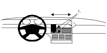 ProClip uchwyt montażowy Fiat Tempra 91-96/Tipo 89-91 (Digital), wyśrodkowany w grupie Car audio / Co pasuje do mojego samochodu / Fiat / Tempra u BRL (240851930)