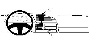 ProClip Uchwyc montażowy Toyota LandCruiser Hg 80 91-94, Wyśrodkowany w grupie Car audio / Co pasuje do mojego samochodu / Toyota / Land Cruiser Prado / Land Cruiser Prado 1990-1997 u BRL (240851994)