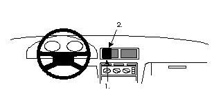 ProClip Uchwyc montażowy Honda Accord 94-98, Wyśrodkowany w grupie Car audio / Co pasuje do mojego samochodu / Honda / Accord / Accord 1993-1998 u BRL (240852035)