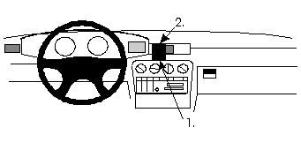 Opel Omega 94-99, Wyśrodkowany w grupie Car audio / Co pasuje do mojego samochodu / Opel / Omega / Omega 1994-2003 u BRL (240852057)