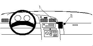 ProClip Uchwyc montażowy Toyota Celica 94-99, Kątowy w grupie Car audio / Co pasuje do mojego samochodu / Toyota / Celica / Celica 1994-1999 u BRL (240852059)