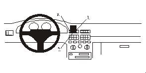 ProClip Uchwyc montażowy Fiat Punto 94-99, Wyśrodkowany w grupie Car audio / Co pasuje do mojego samochodu / Fiat / Punto u BRL (240852063)