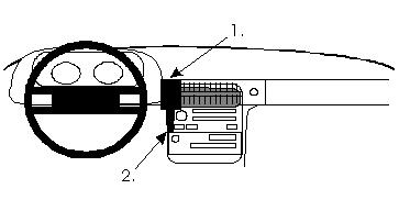 Brodit ProClip, Porsche 928 78-95 w grupie Car audio / Co pasuje do mojego samochodu / Porsche / 928 / 928 1978-1995 u BRL (240852069)