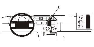 ProClip Uchwyc montażowy Fiat Ducato 95-01, Wyśrodkowany w grupie Car audio / Co pasuje do mojego samochodu / Fiat / Ducato / Ducato Mk2 1994-2002 (230) u BRL (240852072)