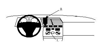 ProClip Uchwyc montażowy Alfa Romeo 164 91-98, Wyśrodkowany w grupie Car audio / Co pasuje do mojego samochodu / Alfa Romeo / Alfa Romeo 164 u BRL (240852076)