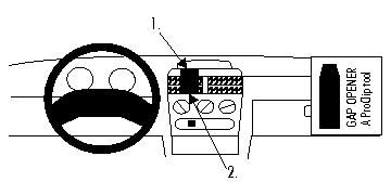 Opel Corsa 93-00, wyśrodkowany w grupie Car audio / Co pasuje do mojego samochodu / Opel / Corsa / Corsa 1993-2000 u BRL (240852129)