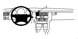 Brodit ProClip, Mercedes Benz E-Class, Stationwagon 95-02 w grupie Car audio / Co pasuje do mojego samochodu / Mercedes / Klasa E / Klasa E 1995-2002 W210 u BRL (240852198)