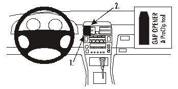 Lexus LS Serie 95-98, wyśrodkowany w grupie Car audio / Co pasuje do mojego samochodu / Lexus / Lexus LS u BRL (240852203)