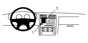 Nissan Almera 96-99, wyśrodkowany w grupie Car audio / Co pasuje do mojego samochodu / Nissan / Almera u BRL (240852220)