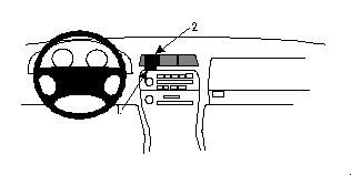ProClip wspornik montażowy Lexus ES Serie 92-96, wyśrodkowany w grupie Car audio / Co pasuje do mojego samochodu / Lexus / Lexus ES u BRL (240852243)