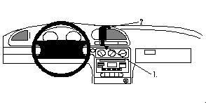 Ford Mondeo 97-00, wyśrodkowany w grupie Car audio / Co pasuje do mojego samochodu / Ford / Mondeo / Mondeo 1997-2000 u BRL (240852348)