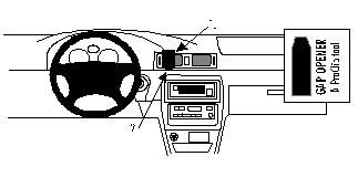 Toyota Camry 97-01, wyśrodkowany w grupie Car audio / Co pasuje do mojego samochodu / Toyota / Camry / Camry 1997-2001 u BRL (240852353)