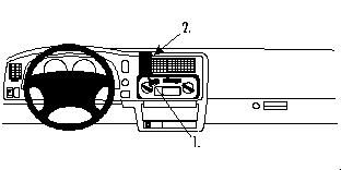 Mitsubishi L200/Pick Up 97-05, Wyśrodkowany w grupie Car audio / Co pasuje do mojego samochodu / Mitsubishi / L200 u BRL (240852414)