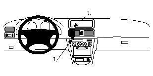 Toyota Corolla 98-99, Wyśrodkowany w grupie Car audio / Co pasuje do mojego samochodu / Toyota / Corolla / Corolla 1995-2000 u BRL (240852491)