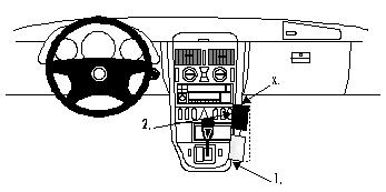 Brodit ProClip, Mercedes Benz SLK-Class 97-04 w grupie Car audio / Co pasuje do mojego samochodu / Mercedes / SLK-klasa / SLK-klasa 1997-2004 u BRL (240852495)