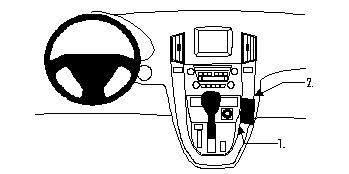 ProClip Monteringsbygel Lexus RX Seria 99-03, Kątowy w grupie Car audio / Co pasuje do mojego samochodu / Lexus / Lexus RX u BRL (240852614)