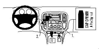 Toyota LandCruiser 100 98-01, wyśrodkowany, podwójny DIN w grupie Car audio / Co pasuje do mojego samochodu / Toyota / Land Cruiser Prado / Land Cruiser Prado 1996-2008 u BRL (240852643)