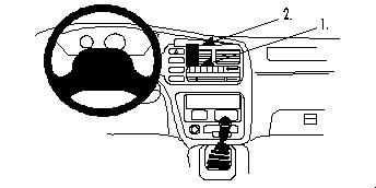 Chevrolet Tracker 98-04, wyśrodkowany w grupie Car audio / Co pasuje do mojego samochodu / Suzuki / Grand Vitara / Grand Vitara 1998-2006 u BRL (240852662)