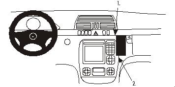 Brodit ProClip, Mercedes Benz S-Class 00-02 w grupie Car audio / Co pasuje do mojego samochodu / Mercedes / Klasa S u BRL (240852700)