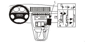 Audi A4 95-01, pod kątem w grupie Car audio / Co pasuje do mojego samochodu / Audi / Audi A4 / Audi A4 1994-2000 u BRL (240852728)