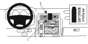 Toyota LandCruiser 90 97-02, wyśrodkowany w grupie Car audio / Co pasuje do mojego samochodu / Toyota / Land Cruiser Prado / Land Cruiser Prado 1996-2008 u BRL (240852749)
