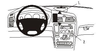 Volvo V70 00-08, środek w grupie Car audio / Co pasuje do mojego samochodu / Volvo / Volvo XC70 / Volvo XC70 2004-2007 / Pozostałe XC70 2004-2007 u BRL (240852777)