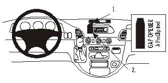 Brodit ProClip, Mercedes Benz Sprinter 00-06 w grupie Car audio / Co pasuje do mojego samochodu / Mercedes / Sprinter / Sprinter 1995-2006 u BRL (240852796)