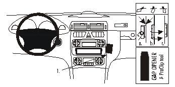 Mercedes Benz C-Klass 00-06, Kątowy w grupie Car audio / Co pasuje do mojego samochodu / Mercedes / Klasa C / Klasa C 2001-2007 W203 u BRL (240852812)