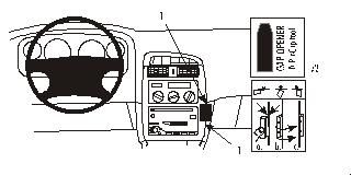 Toyota Avensis 98-00, Środek w grupie Car audio / Co pasuje do mojego samochodu / Toyota / Avensis / Avensis 1997-2003 u BRL (240852846)