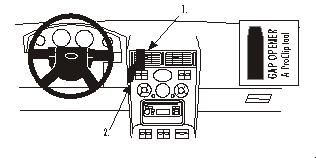 Ford Mondeo 01-07, Wyśrodkowany w grupie Car audio / Co pasuje do mojego samochodu / Ford / Mondeo / Mondeo 2004-2007 u BRL (240852861)