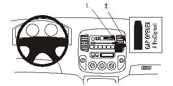 ProClip Uchwyt montażowy Ford Maverick 01-07 w grupie Car audio / Co pasuje do mojego samochodu / Ford / Maverick / Maverick 1993-2003 u BRL (240852899)