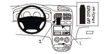 ProClip Monteringsbygel Kia Rio 01-05, centralny w grupie Car audio / Co pasuje do mojego samochodu / Kia / Rio / Rio 2000-2005 u BRL (240852914)