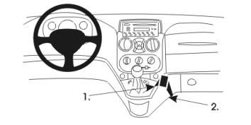 ProClip Monteringsbygel Fiat Doblo 01-09, kątowy w grupie Car audio / Co pasuje do mojego samochodu / Fiat / Doblo / Doblo 2001-2010 u BRL (240852931)