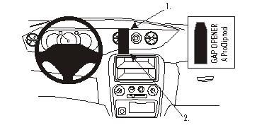 ProClip Monteringsbygel Daihatsu YRV 01-07, centralny w grupie Car audio / Co pasuje do mojego samochodu / Daihatsu u BRL (240852939)