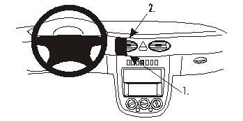 Brodit ProClip, Mercedes Benz A-Class 01-04 w grupie Car audio / Co pasuje do mojego samochodu / Mercedes / Klasa A / Klasa A W168 1997-2004 u BRL (240852947)