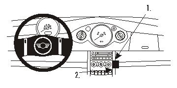 Brodit ProClip, Mini Cooper 01-07 w grupie Car audio / Co pasuje do mojego samochodu / Mini / Mini Cooper / Mini Cooper R56 2006-2014 u BRL (240853013)